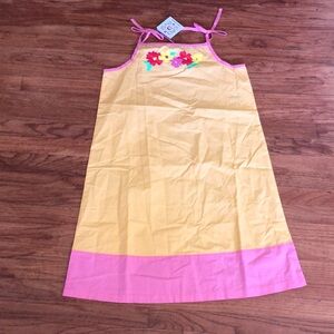 Hanna Andersson Orange & Pink Summer Cotton Dress- New!